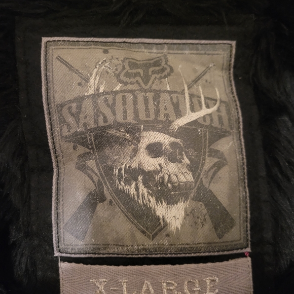 Sasquash Men' Gray Speckled/Black Jacket With Hoodie  Size XLarge - Picture 2 of 15